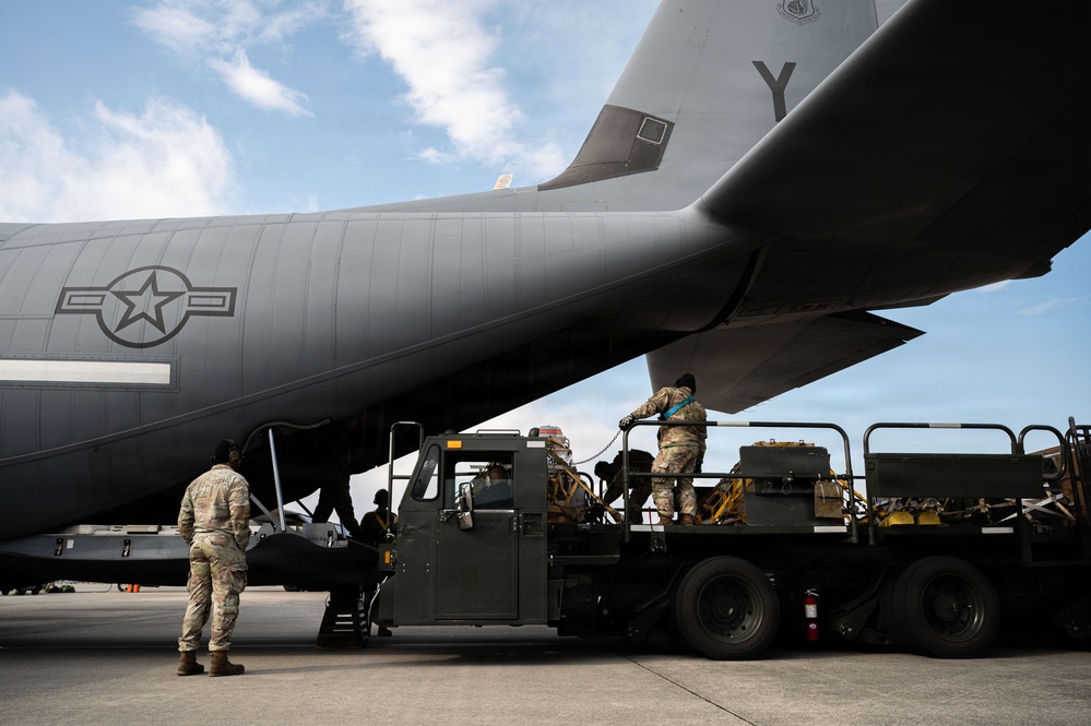 374 AMXS, LRS perform cargo operations during BM26