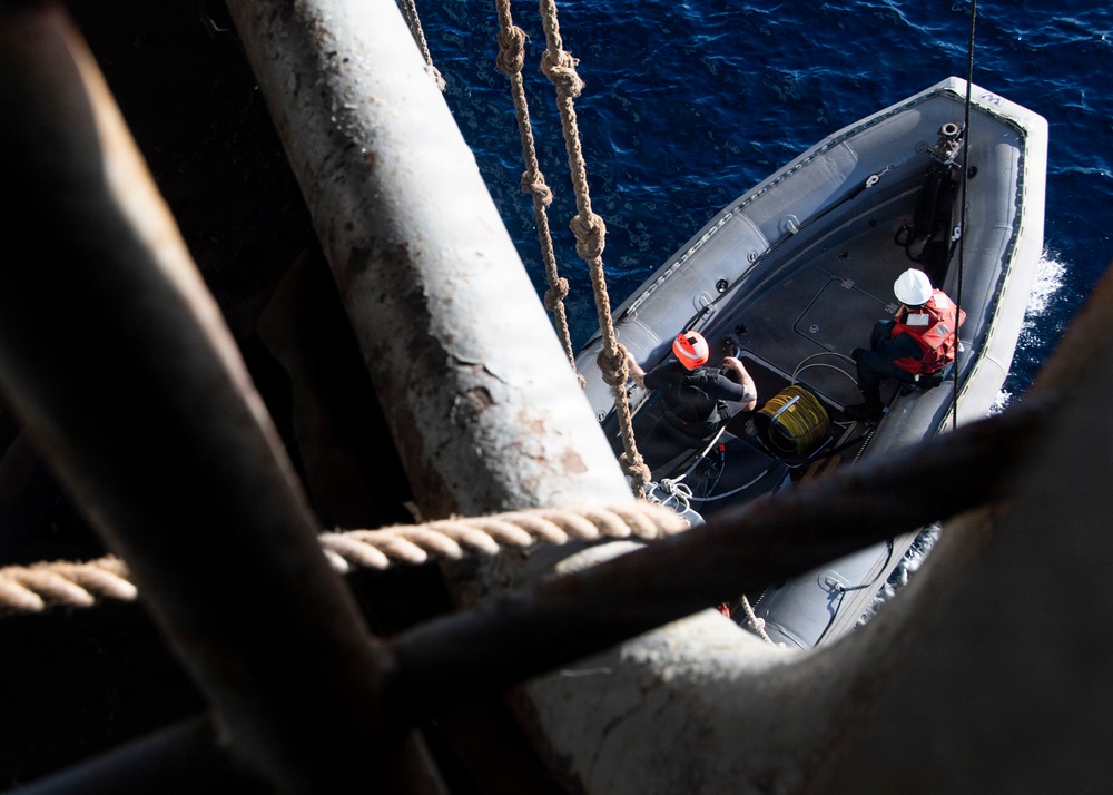 Nimitz Conducts Small Boat Operations