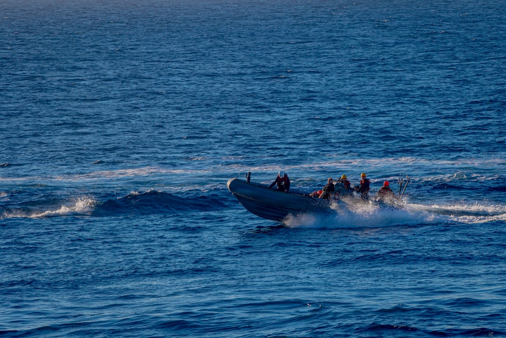 Nimitz Conducts Small Boat Operations