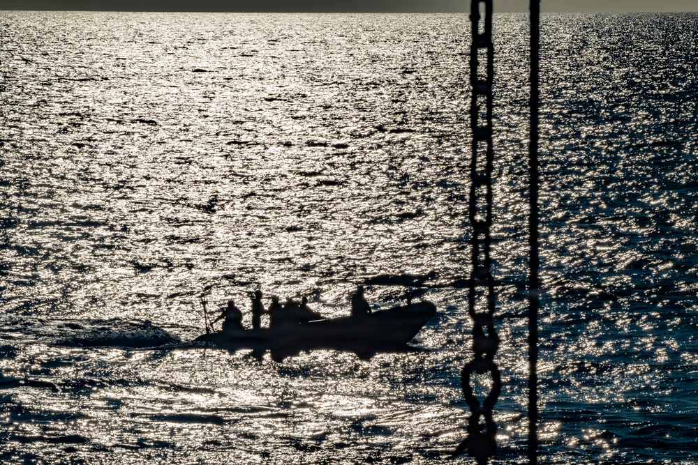 Nimitz Conducts Small Boat Operations