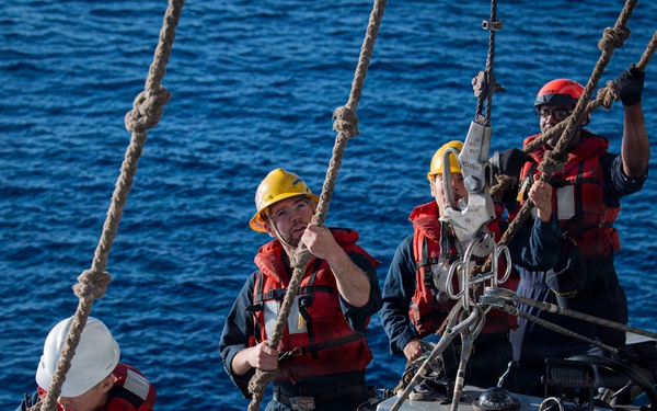 Nimitz Conducts Small Boat Operations