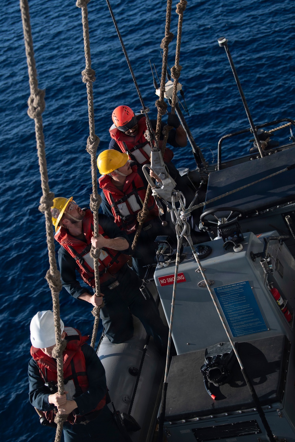 Nimitz Conducts Small Boat Operations