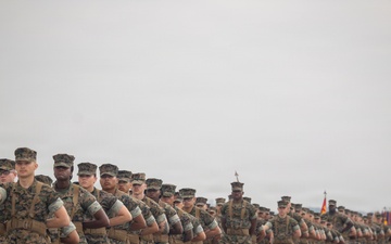 Maj. Gen. Marcus Annibale relinquishes command of 1st Marine Aircraft Wing to Brig. Gen. Simon Doran