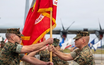 Maj. Gen. Marcus Annibale relinquishes command of 1st Marine Aircraft Wing to Brig. Gen. Simon Doran