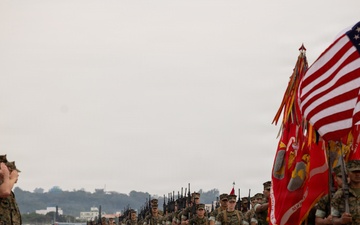 Maj. Gen. Marcus Annibale relinquishes command of 1st Marine Aircraft Wing to Brig. Gen. Simon Doran
