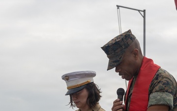 Maj. Gen. Marcus Annibale relinquishes command of 1st Marine Aircraft Wing to Brig. Gen. Simon Doran