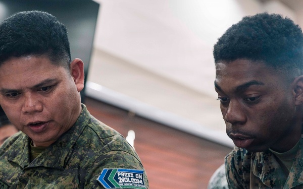MRF-SEA Marines, Philippine Service Members Conduct Battle Staff Training