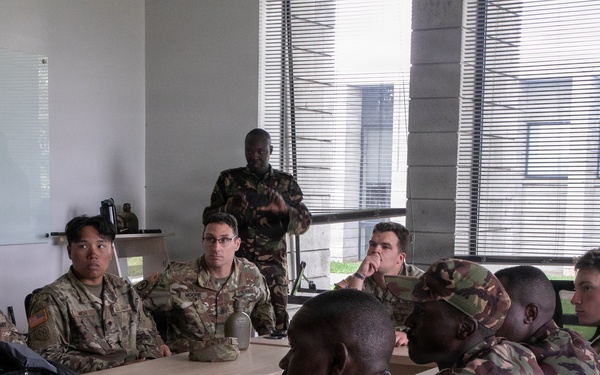 US infantry, Kenya Defense Forces rangers, familiarize themselves with principles of Unmanned Aircraft Systems