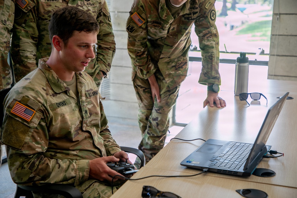 US infantry, Kenya Defense Forces rangers, familiarize themselves with principles of Unmanned Aircraft Systems