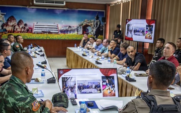 Hanuman Guardian | US - Royal Thai Army Civil Affairs Teams Visit Lop Buri Police Department