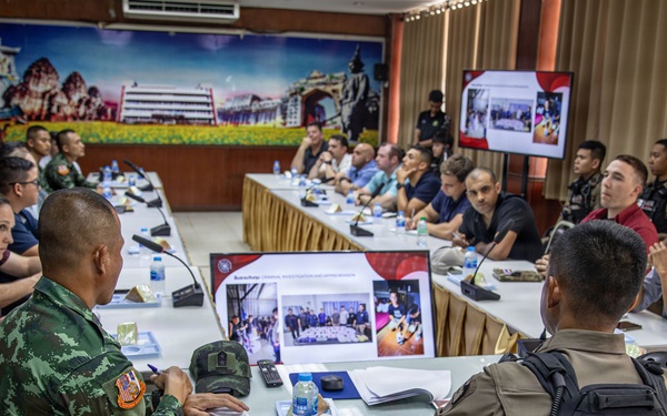 Hanuman Guardian | US - Royal Thai Army Civil Affairs Teams Visit Lop Buri Police Department