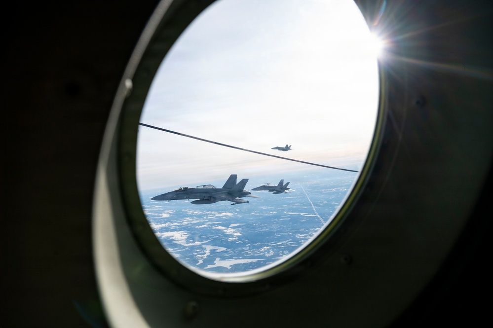 23rd Wing refuels Finnish flights during Cold Response 26