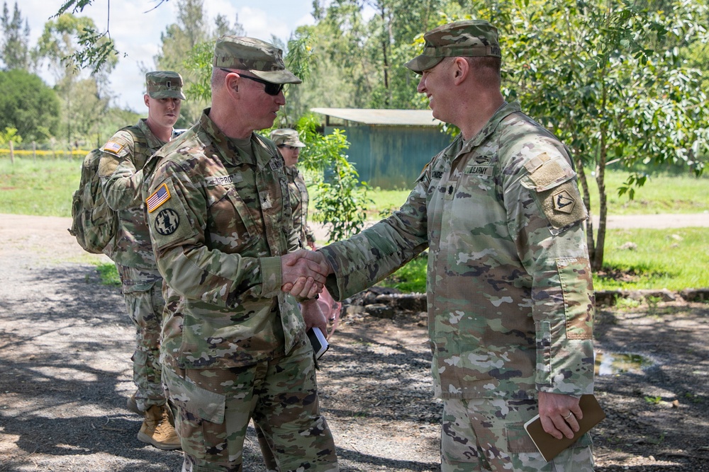 Brigadier General Cipro visits with Task Force Minuteman during Justified Accord 2026
