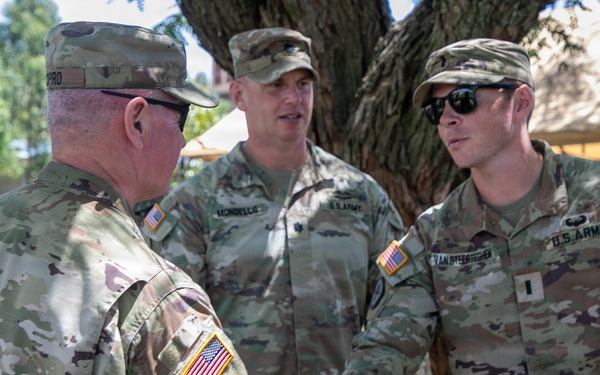 Brigadier General Cipro visits with Task Force Minuteman during Justified Accord 2026
