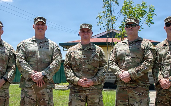 Brigadier General Cipro visits with Task Force Minuteman during Justified Accord 2026