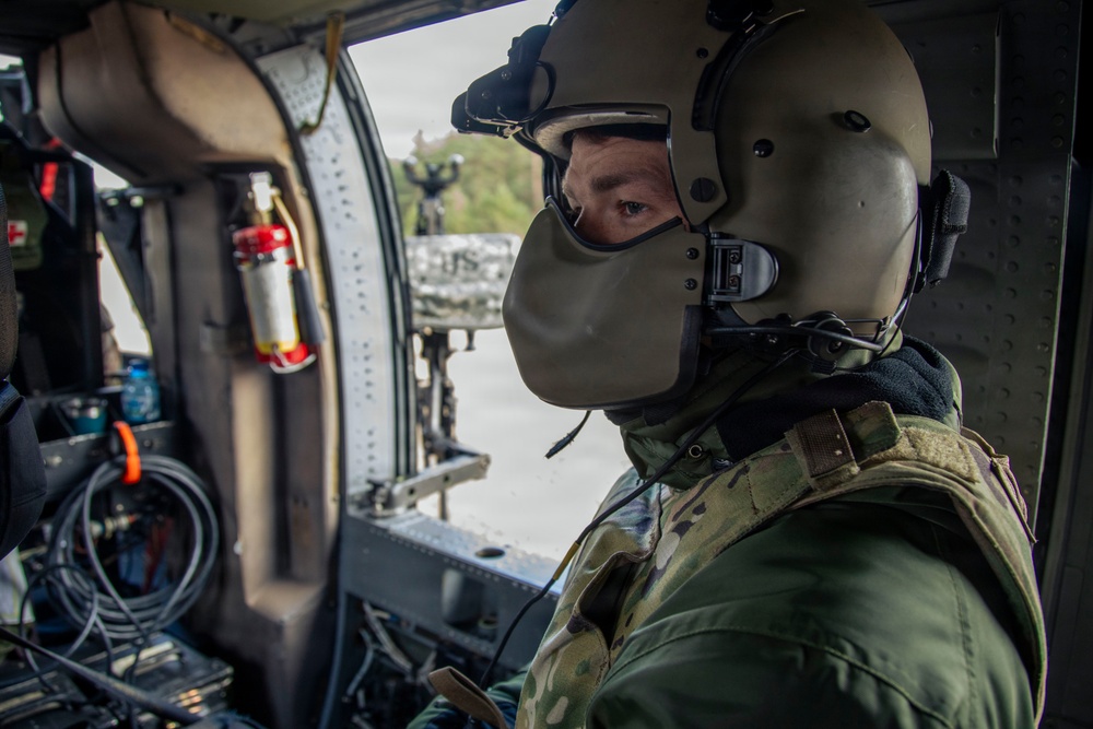 3rd CAB trains Latvian Air Force on UH-60 Gunnery Table VI day/night individual qualification