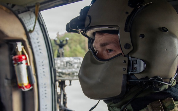 3rd CAB trains Latvian Air Force on UH-60 Gunnery Table VI day/night individual qualification