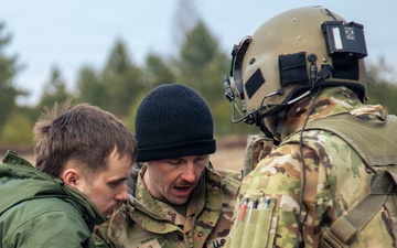 3rd CAB trains Latvian Air Force on UH-60 Gunnery Table VI day/night individual qualification
