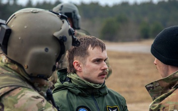3rd CAB trains Latvian Air Force on UH-60 Gunnery Table VI day/night individual qualification
