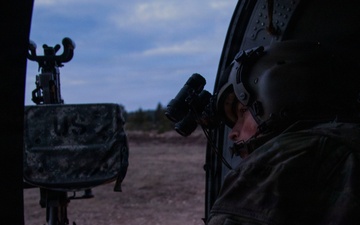 3rd CAB trains Latvian Air Force on UH-60 Gunnery Table VI day/night individual qualification