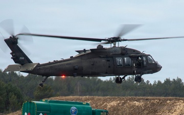 3rd CAB trains Latvian Air Force on UH-60 Gunnery Table VI day/night individual qualification