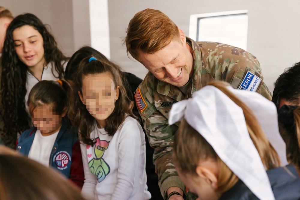 FLARNG Soldiers celebrate Teacher’s Day with local students as part of KFOR 36