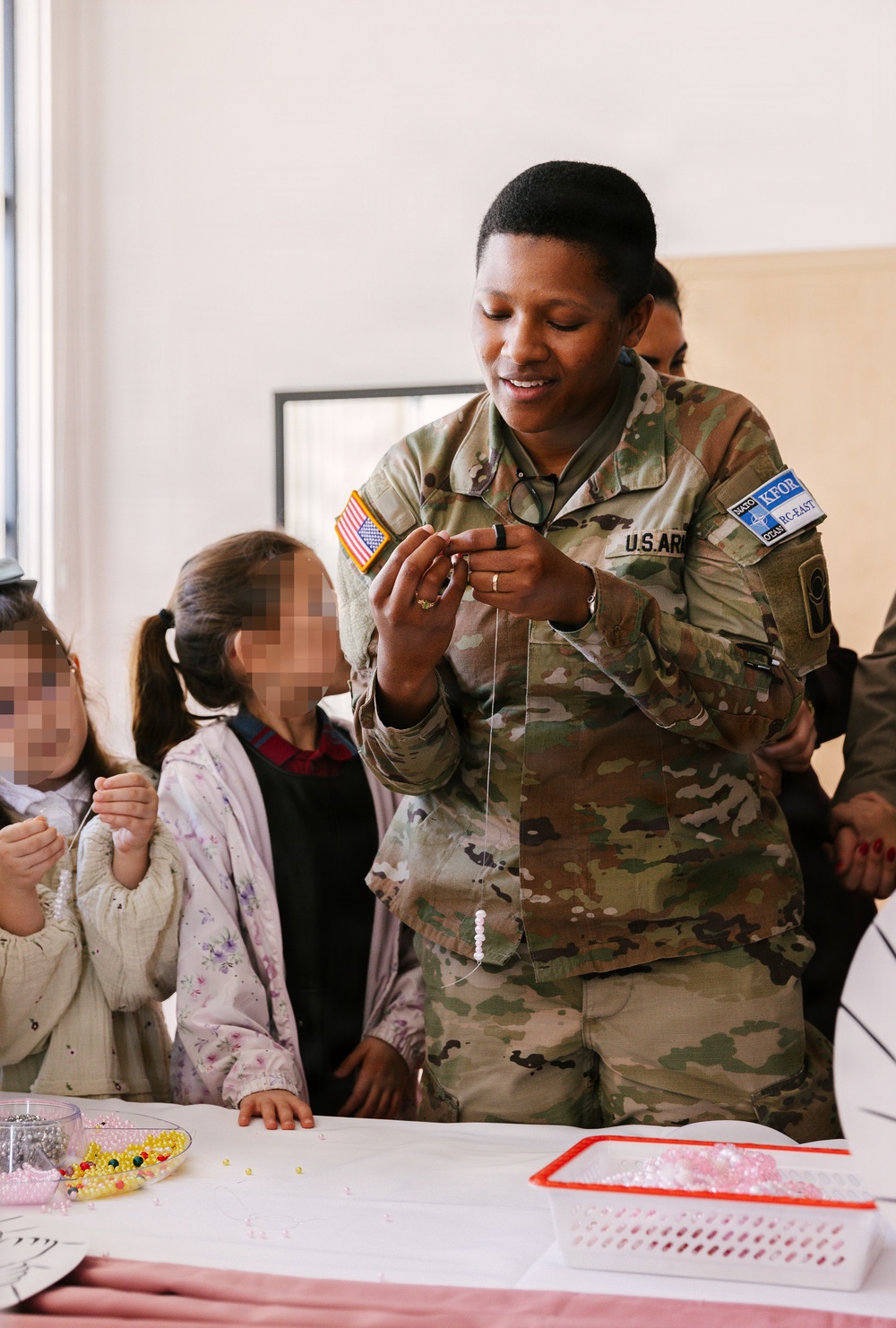 FLARNG Soldiers celebrate Teacher’s Day with local students as part of KFOR 36