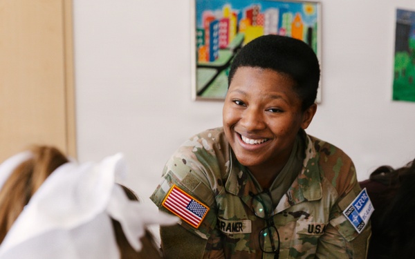 FLARNG Soldiers celebrate Teacher’s Day with local students as part of KFOR 36