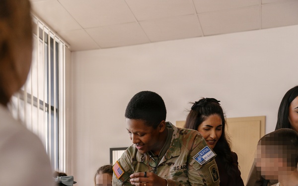 FLARNG Soldiers celebrate Teacher’s Day with local students as part of KFOR 36