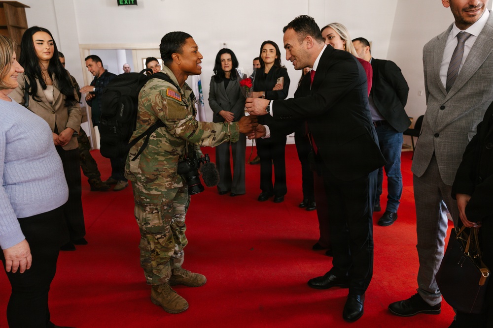 FLARNG Soldiers celebrate Teacher’s Day with local students as part of KFOR 36