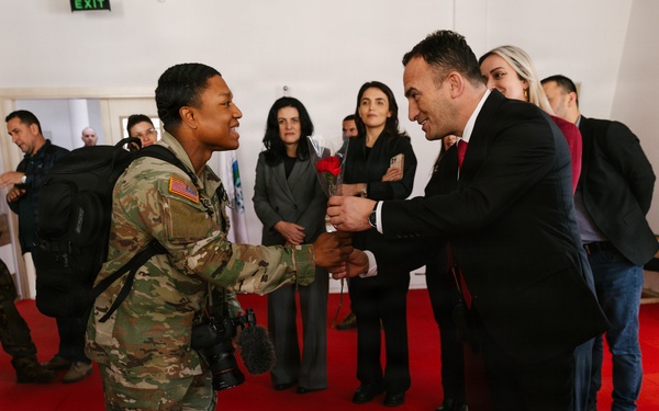 FLARNG Soldiers celebrate Teacher’s Day with local students as part of KFOR 36