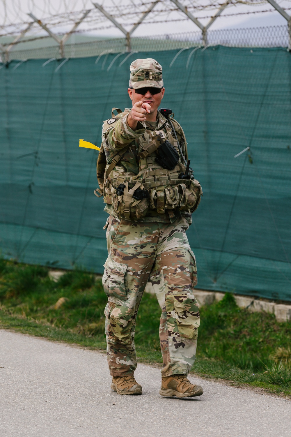 KFOR Multinational Soldiers Test Endurance During Danish Contingent March