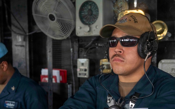 Blue Ridge departs Manila