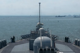 Blue Ridge departs Manila