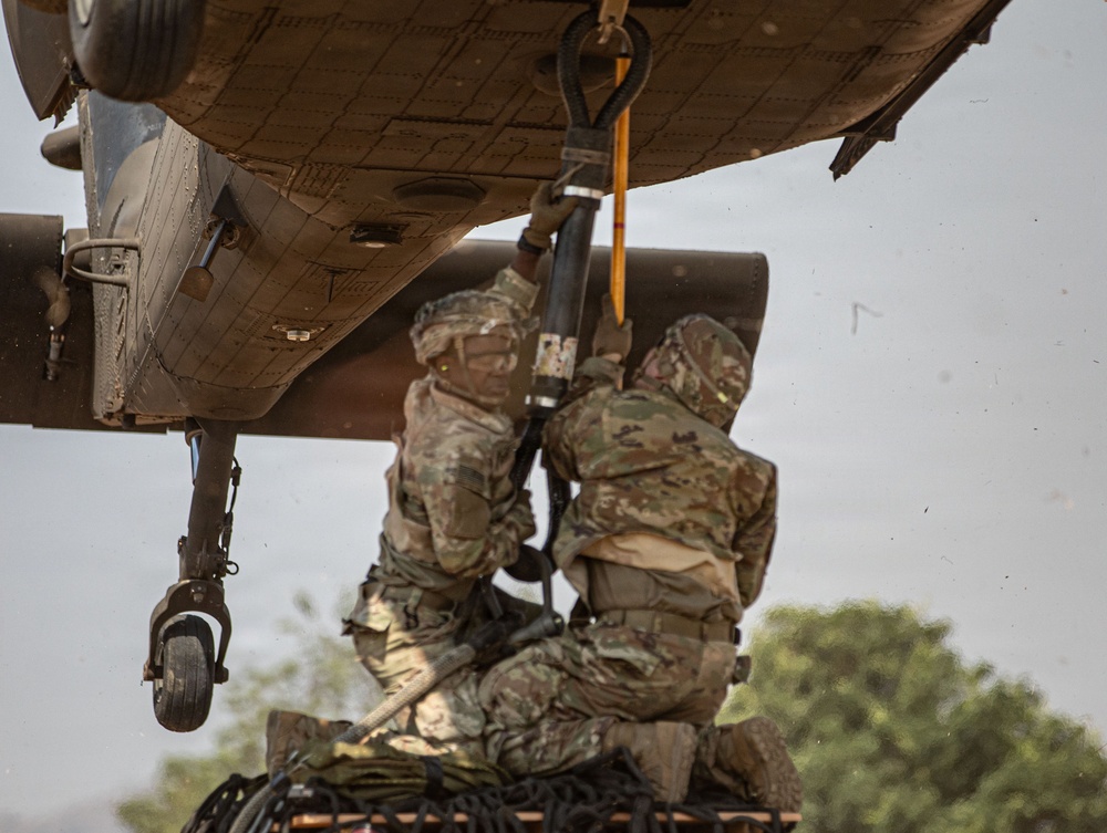 Hanuman Guardian | US - RTA coordinate air space for slingl oad operations