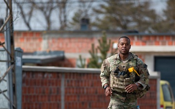 KFOR troops participate in DANCON march in Kosovo