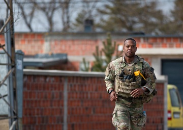 KFOR troops participate in DANCON march in Kosovo