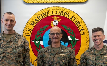 The Medical Officer of the Marine Corps visits U.S. Marine Corps Forces Europe and Africa in Germany