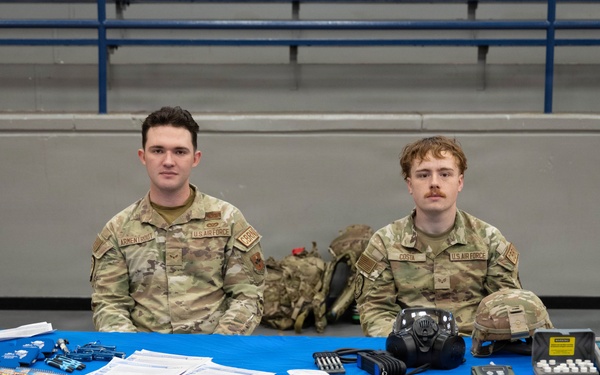 Airmen engage and inspire students at local high school career fair
