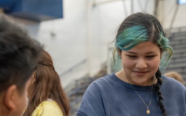 Airmen engage and inspire students at local high school career fair