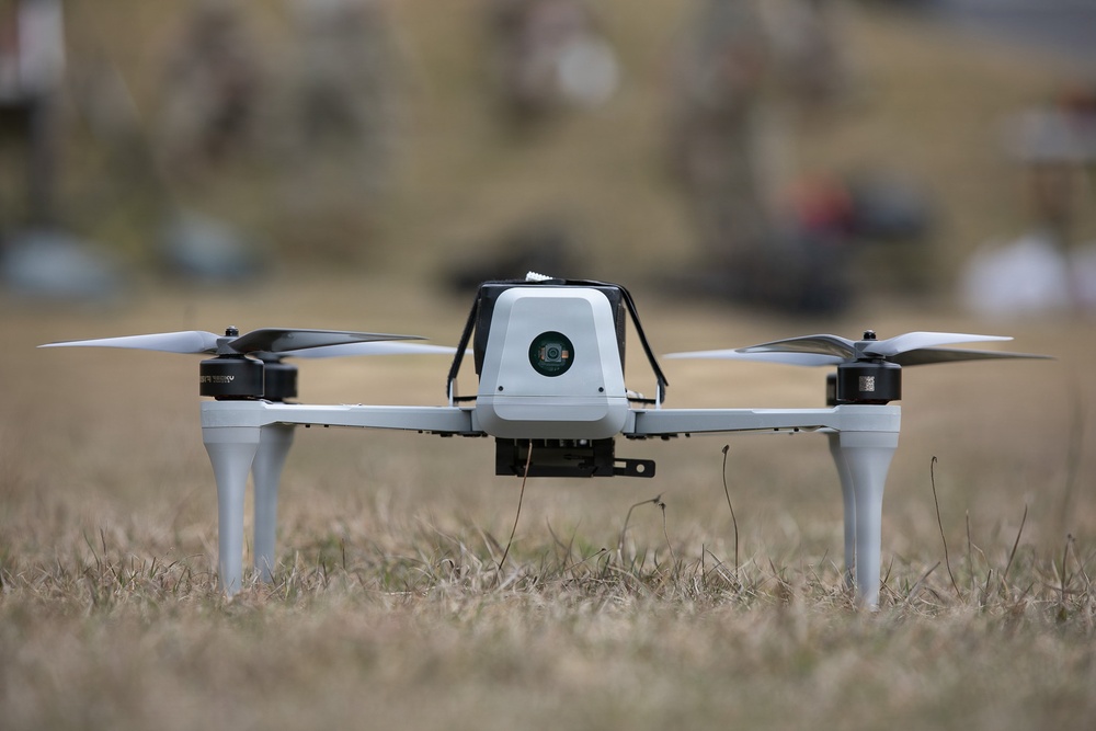 U.S. Soldiers train on Bumblebee Drones