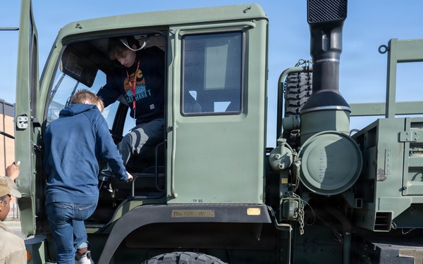 Airmen engage and inspire students at local high school career fair