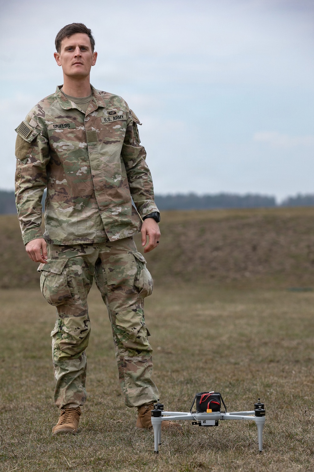 U.S. Soldiers train on Bumblebee Drones