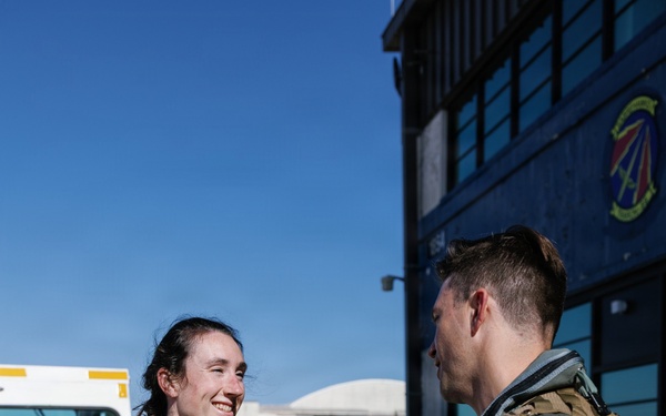 Lt. j.g. Elizabeth O'Connell Receives Her Soft Wings