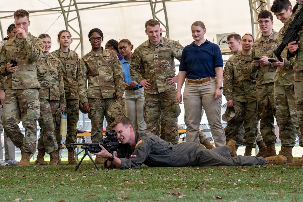 ROTC Cadets Tour Barksdale