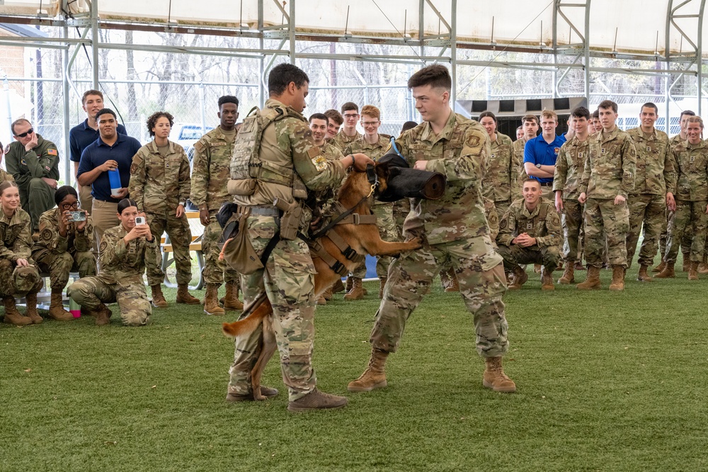 ROTC Cadets Tour Barksdale