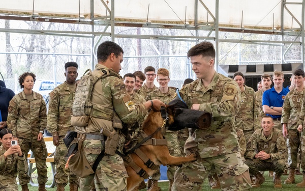 ROTC Cadets Tour Barksdale