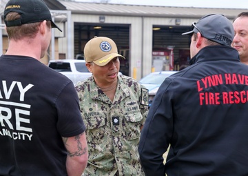 Naval Suppport Activity Panama City Fire and Emergency Services train with Lynn Haven Fire Rescue