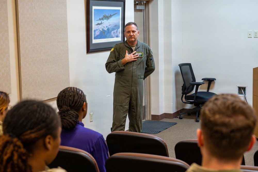 ROTC Cadets Tour Barksdale