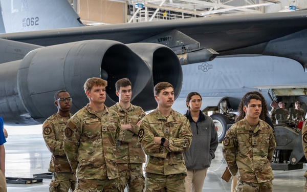 ROTC Cadets Tour Barksdale